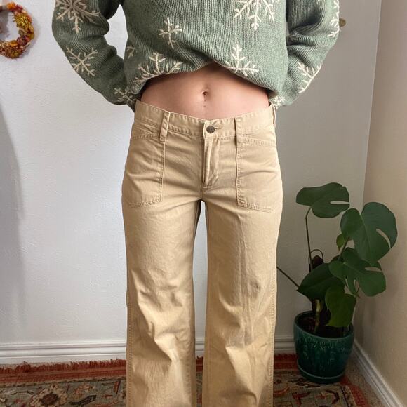 vintage low rise wide leg pants - Picture 6 of 7